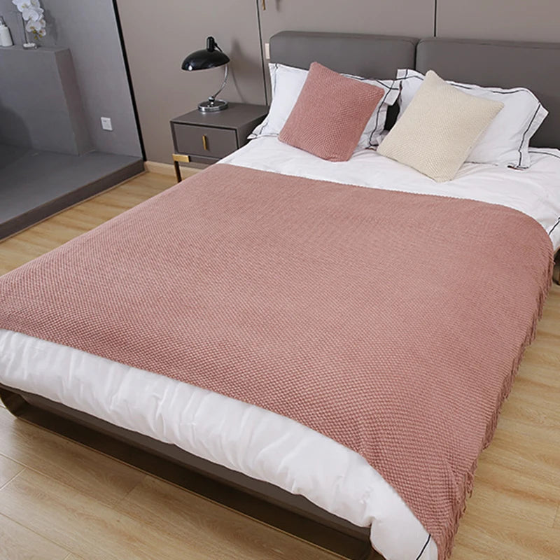 Soft Sofa Blanket Nordic Knitted Blanket